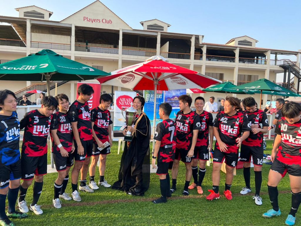Singapore Swans won first place at the UAE's Japanese Gulf Cup 2023 on Feb. 3. 