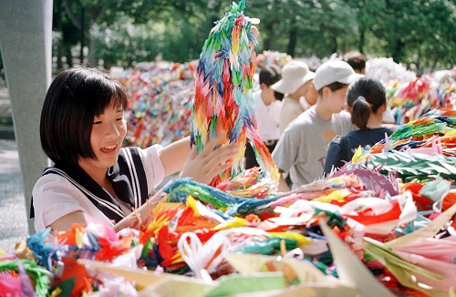 Relatives of Sadako Sasaki, a hibakusha, or atomic bomb survivor, who continued to make paper cranes until her death at age 12, are stepping up efforts for the addition of the paper craft to the list of items under UNESCO's Memory of the World program. (AFP/file)