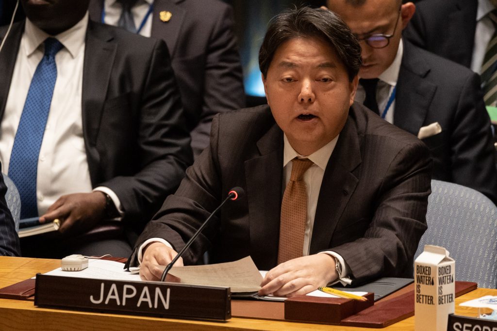 Japan’s Foreign Minister HAYASHI Yoshimasa. (AFP)