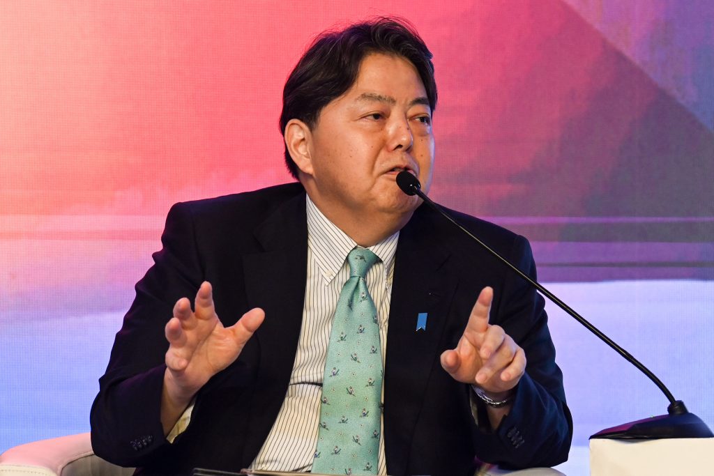 Japan's Foreign Minister HAYASHI Yoshimasa. (AFP)