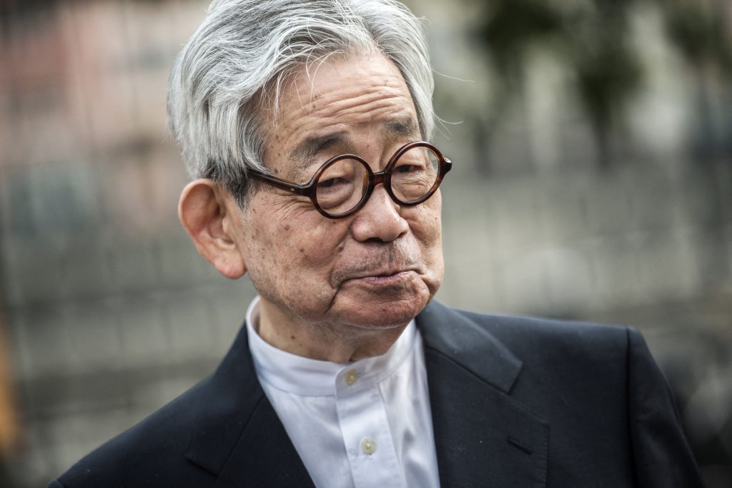 Japanese author and 1994 Nobel Prize for literature lauriate Kenzaburo Oe. (AFP)