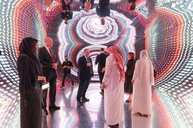 Members of the Bureau International des Expositions Enquiry Mission met Saudi ministers to discuss the Kingdom’s bid to host the Expo 2030 world fair. (SPA)