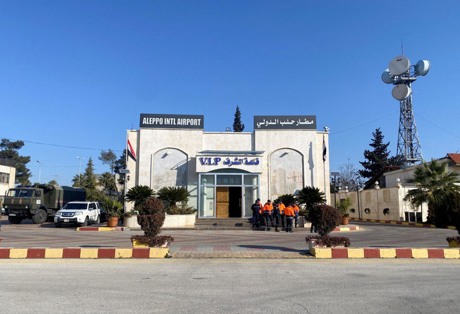 The United Nations’ resident Syria coordinator El-Mostafa Benlamlih said in a statement on Wednesday that he was ‘deeply concerned’ about the airport closure. (Reuters)
