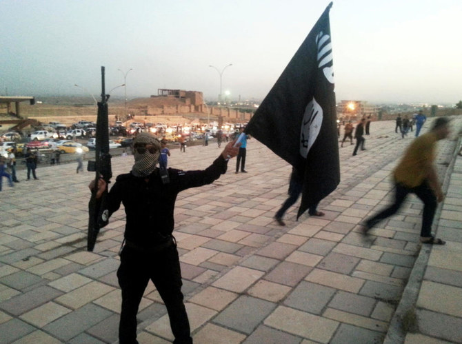 US-backed counter-offensives ended their territorial hold in Iraq in 2017 and in Syria in 2019. Above, a Daesh fighter in Mosul on June 23, 2014. (Reuters file photo)