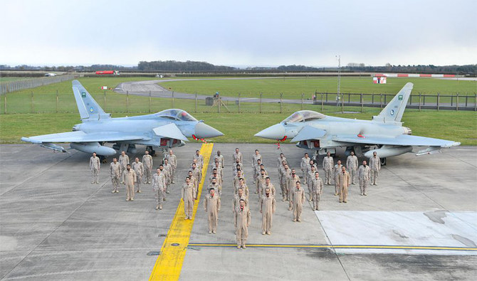 Maj. Gen. Abdullah Al-Shahri, assistant commander of King Fahd Air Force Base, witnessed the events and drills of the group participating in the exercise. (SPA)