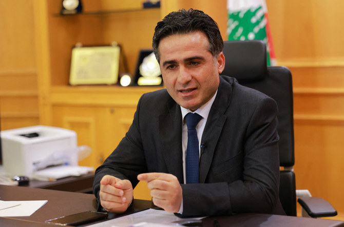 Lebanese Public Works and Transportation Minister Ali Hamieh said Lebanon “will not proceed with the contract” of Beirut’s international airport expansion. (File/AFP)