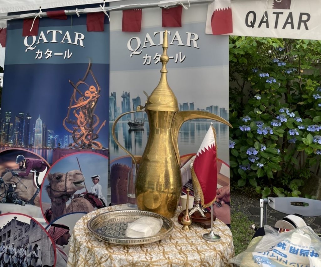  File photo of a Qatari promotion Event in Tokyo. (ANJ)