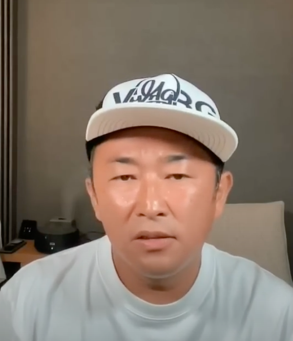 Expelled lawmaker GaaSyy whose real name is Yoshikazu Higashitani. (Screenshot/Youtube)