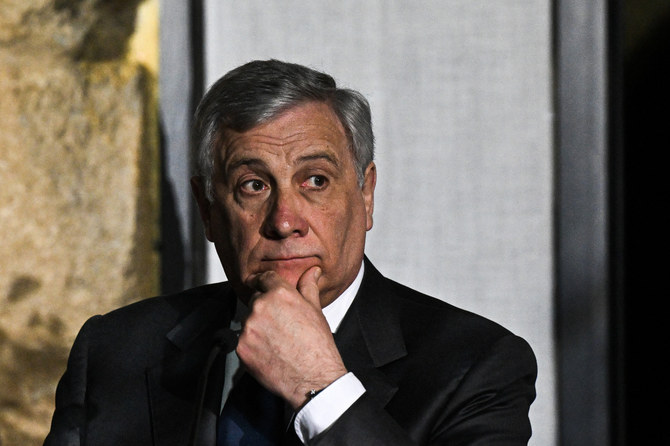 Italian Foreign Minister Antonio Tajani said his government has been working hard to ensure that IMF and World Bank help Tunisia. (File/AFP)