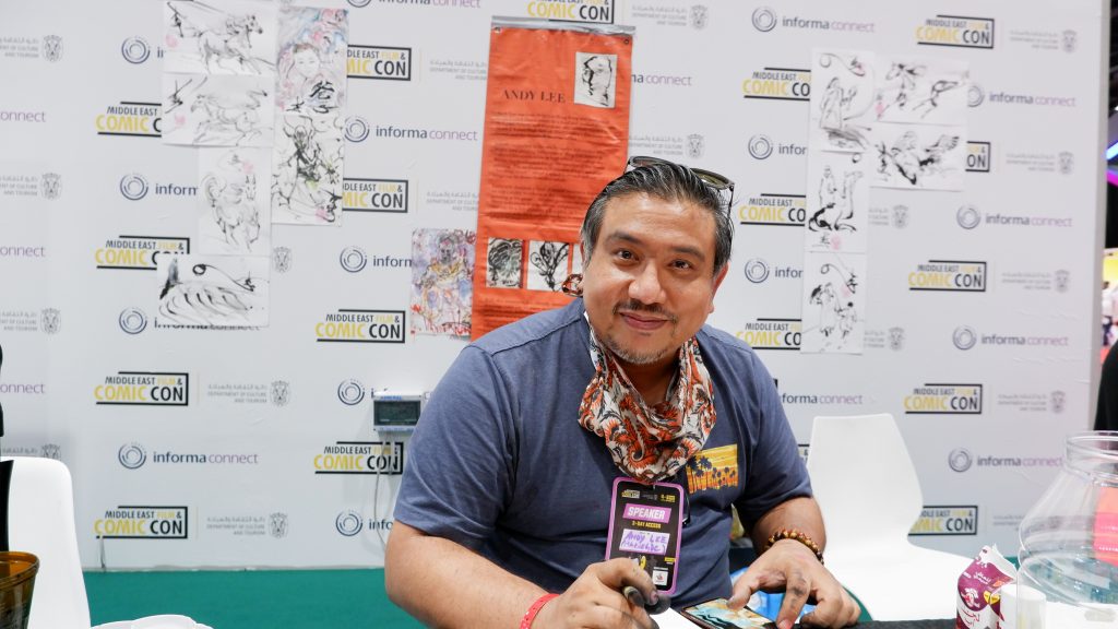 Andy Lee worked on multiple for Japanese manga and western comics titles.