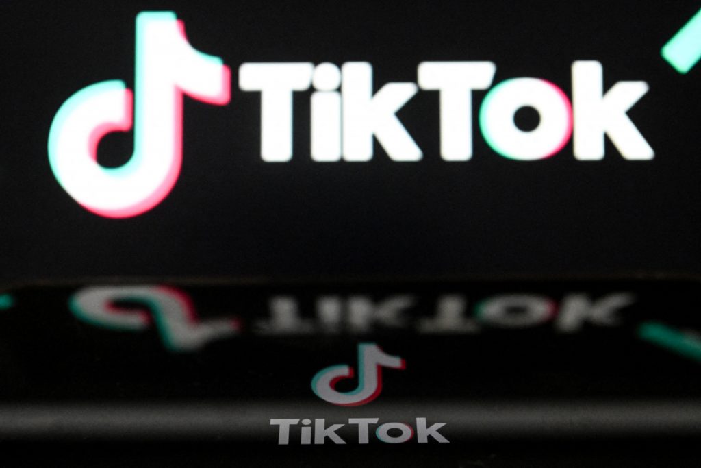 In a written answer adopted at a cabinet meeting, the government said that TikTok is not installed on any of the smartphones and other government-issued devices used by ministers. (AFP)