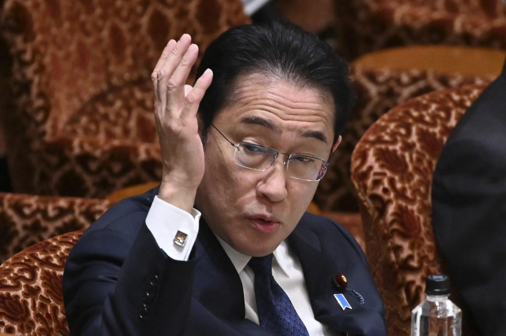 Fumio Kishida said Japan must clearly show the international community its stance of working to realize a society where diversity is respected. (AFP)