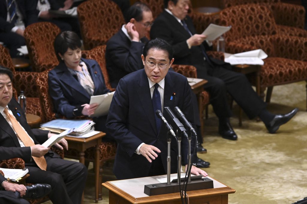 The prime minister explained that the 1956 position applies to possible self-defense measures under the three conditions of the 2015 legislation. (AFP)