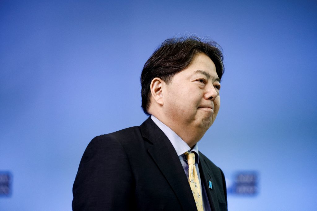 Japanese Foreign Minister HAYASHI Yoshimasa held a telephone talk with his Iranian counterpart Hossein Amir Abdollahian. (AFP)
