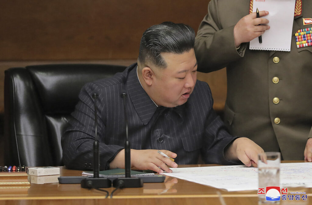Kim said earlier this week his country has built its first military spy satellite that will be launched at an unspecified date. (AFP)
