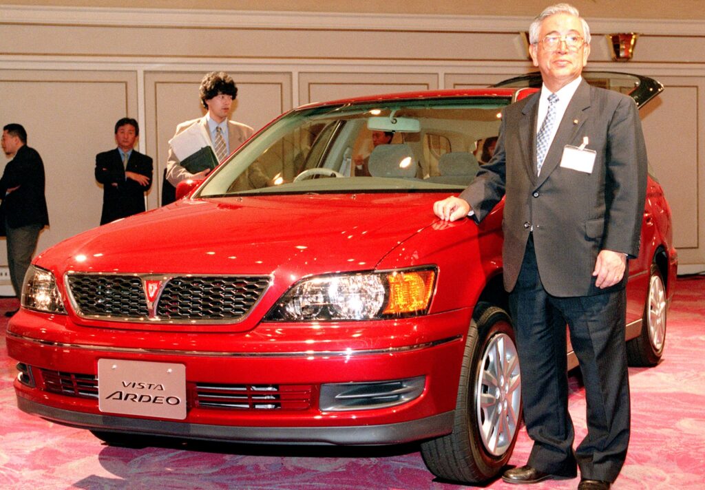 As company president, Shoichiro promoted vehicle production in the United States, establishing a foothold for Toyota to become a global automaker. (AFP)