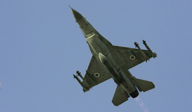 An Israeli F-16 warplane takes off from an air force base in northern Israel. (AP file photo)
