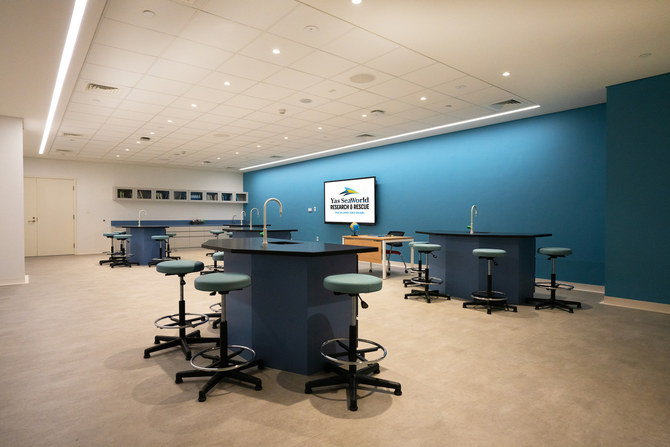 Yas SeaWorld Research and Rescue is described as the first integrated marine research, rescue, rehabilitation, return and education center in MENA region. (Supplied)