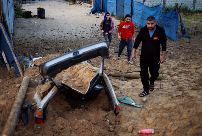 On Thursday night into Friday morning, Israeli warplanes bombed several military sites linked to Hamas and Islamic Jihad in parts of the Gaza Strip. (Reuters)