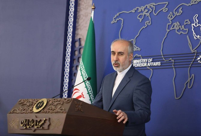 Iranian Foreign Ministry Spokesman Nasser Kanaani. (Twitter/@IRIMFA_EN)