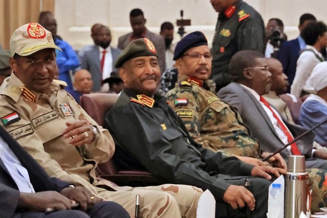 The power struggle pits Gen. Abdel-Fattah Burhan (center), the commander of the armed forces, against Gen. Mohammed Hamdan Dagalo, the head of the Rapid Support Forces, a paramilitary group.