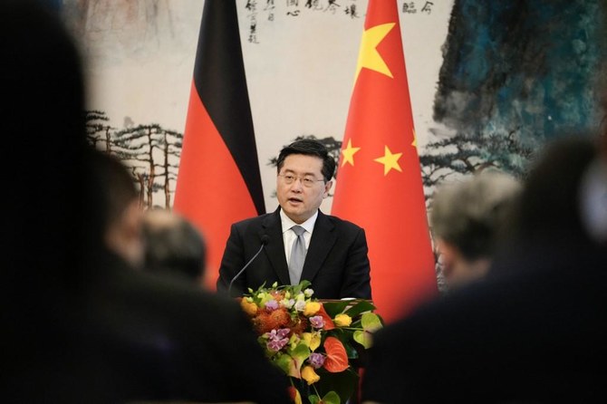 Chinese Foreign Minister Qin Gang. (File/AFP)