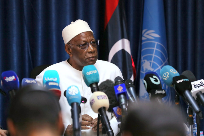 Abdoulaye Bathily, UN Special Representative for Libya and Head of the United Nations Support Mission in Libya (UNSMIL) (AFP)