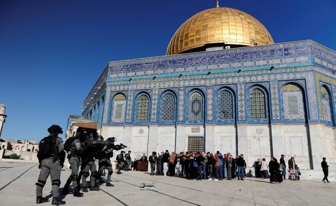 The Israeli army and police have escalated incursions into Al-Aqsa Mosque two days before the end of Ramadan. (Reuters)