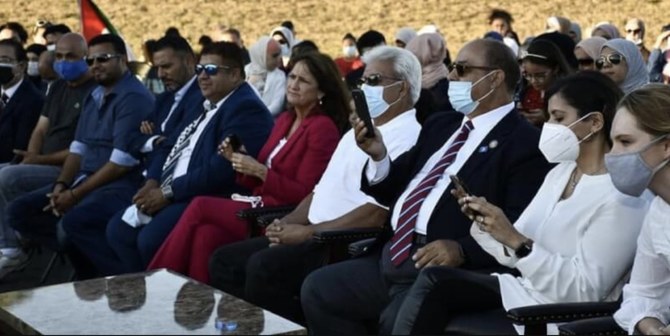 Illinois Congresswoman Marie Newman, shown in this photo attending a gathering of Arab Americans, antagonized party establishment for her strong stance against the Israeli government's atrocities and her strong position on Medicare for all. (Supplied)