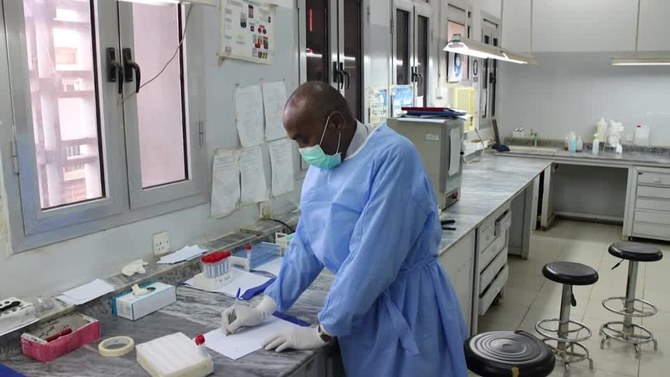 Dr Nima Saeed Abid, the WHO's representative in Sudan, said the National Public Health Laboratory houses measles and cholera pathogens as well as other hazardous materials. (Reuters/File Photo)