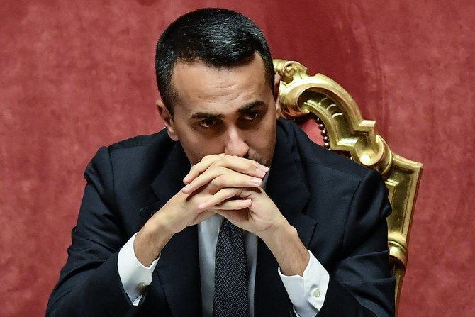 Former Italian Foreign Minister Luigi Di Maio. (File/AFP)