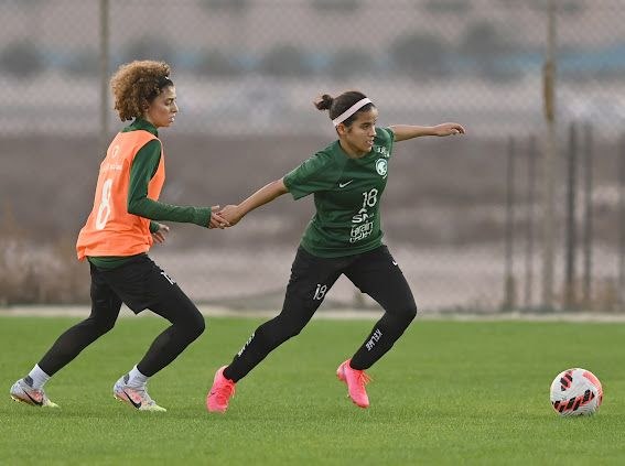 At 16, Majd Alotaibi is one of the youngest players in the women’s First Division. (Supplied)