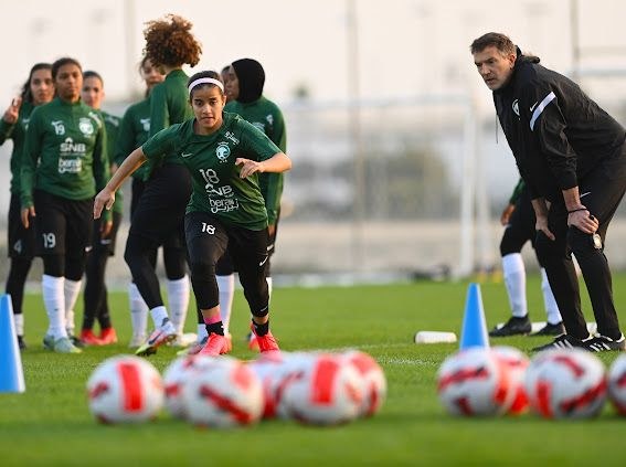 At 16, Majd Alotaibi is one of the youngest players in the women’s First Division. (Supplied)