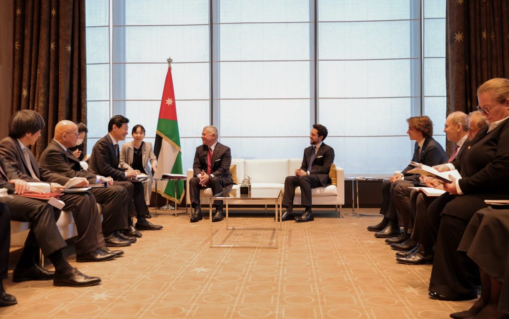 King Abdullah underscored opportunities for bolstering cooperation in the digital economy, cybersecurity, renewable energy, tourism and investments in public and private partnerships. (Twitter/@RHCJO)
