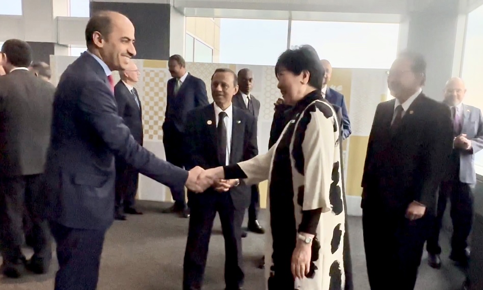 Diplomats attending the event included the ambassadors of the United Arab Emirates, Kuwait, Oman, Bahrain, Iraq, Lebanon, Morocco, Egypt and Algeria. (ANJ Photo)