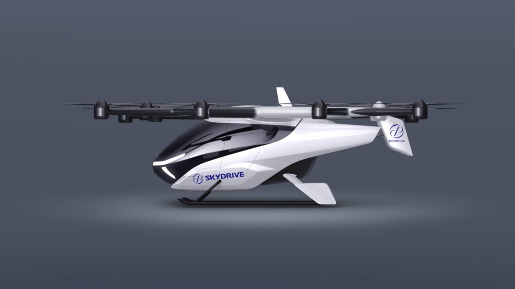 SkyDrive refers to itself as the maker of vertical takeoff & landing (eVTOL) aircraft and is now accepting pre-orders for its eVTOL aircraft SD-05. (Supplied)