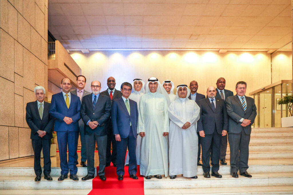 The ambassadors of Palestine, the United Arab Emirates, Qatar, Bahrain, Lebanon, Egypt, Tunisia, Algeria, Mauritania and Djibouti attended the event.
