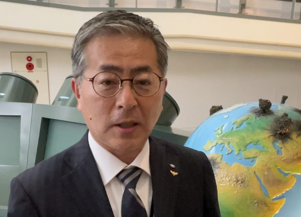Director of the Nagasaki Atomic Bomb Museum INOUE Takuji (ANJP Photo)