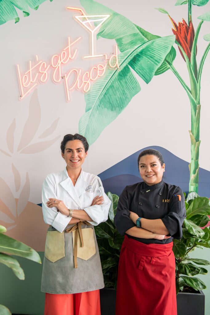 Two female chefs share stories about Peruvian and Nicaraguan heritage through food and mixology. (ANJ)