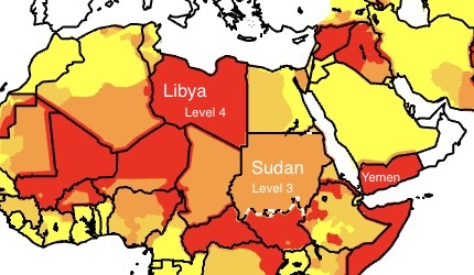 Japan’s foreign ministry has raised the danger rating in Sudan to level three. (MOFA)