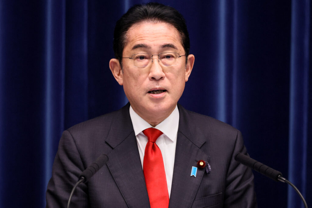 Japan's Prime Minister Fumio Kishida. (AFP)