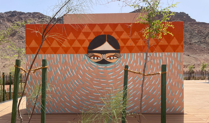 AlUla’s natural beauty provides inspiration for the mural art exhibition at Cloud7 residence. (Supplied)