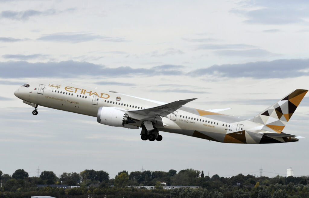 Etihad Airways will fly the Boeing 787-9 Dreamliner on the new route to Osaka. (AFP)