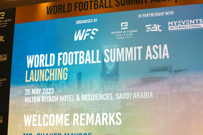 WFS Asia has gathered the support of the Saudi Ministry of Sports, the Saudi Arabian Football Federation, the Saudi Professional League and the Asian Football Confederation. (Abdulrahman Fahad Bin Shulhub/AN)