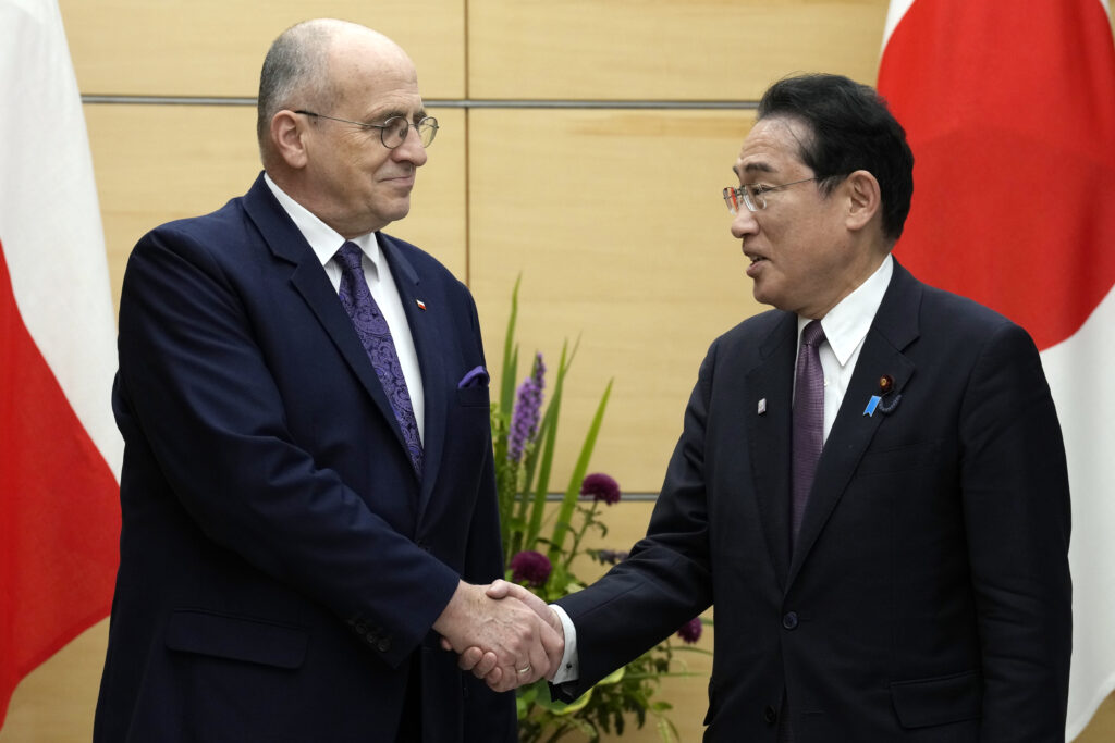 Poland will continue working with Japan to deal with Russia's invasion of Ukraine. (AFP)