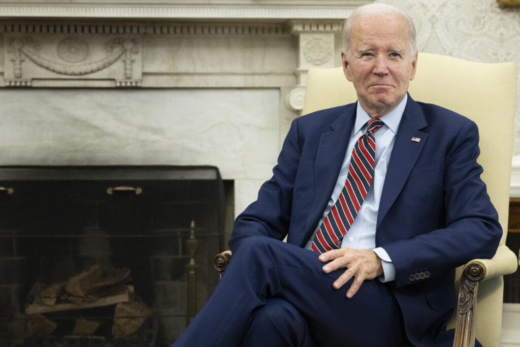 Biden had indicated that depending on the outcome of the negotiations, he might not attend the G-7 summit in person. (AFP)