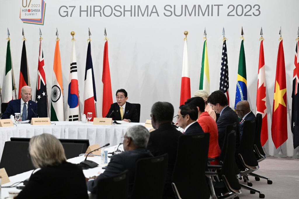 The G7 Summit 2023 was a rare opportunity for Japan to step forward and show itself as a world-class leader in ridding the world of all nuclear weaponry, critics say. (AFP)