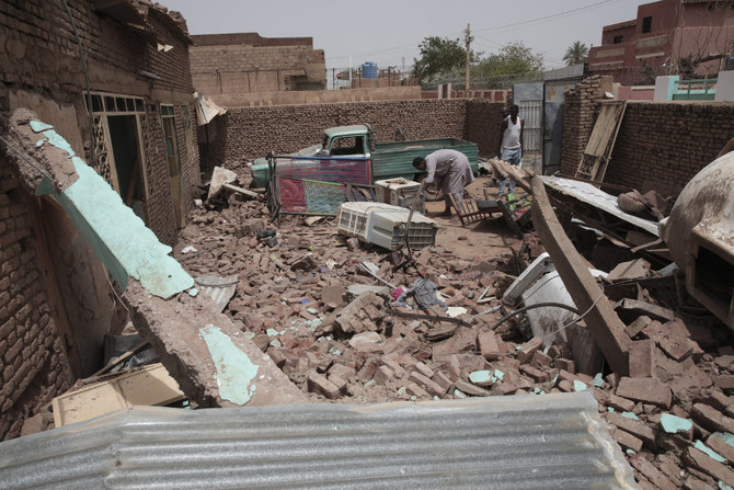 The recent fighting in Sudan has descended into widespread looting and the destruction of property Khartoum and other parts of the country. (AP)