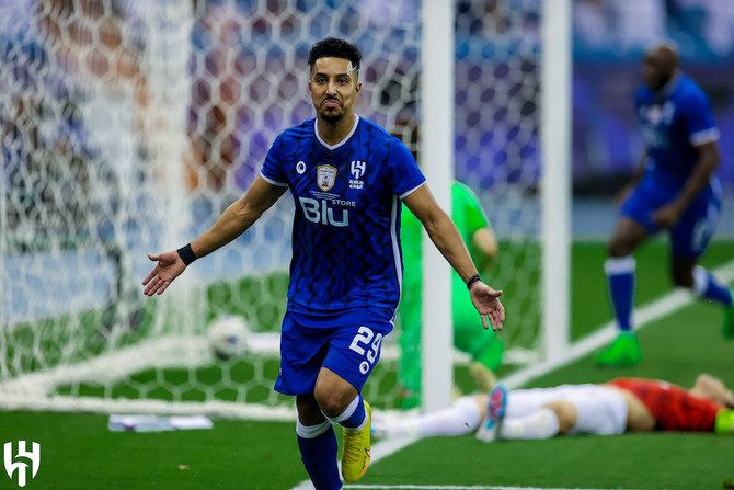 Salem Al-Dawsari opened the scoring in the first game and 56,000 fans were ready to see the Blues, the pre-match favorites, go on to build a comfortable cushion to take to Saitama Stadium. (Twitter: @Alhilal_EN)