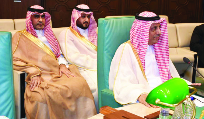 Abdulrahman Al-Rassi chairs Saudi delegation at Arab League meeting in Cairo. (Supplied)